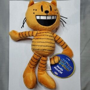 New Jakks Pacific Dreamworks Dog Man Movie Petey The Cat 9" Plush